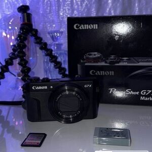 Canon G7X Mark II Black Digital Camera